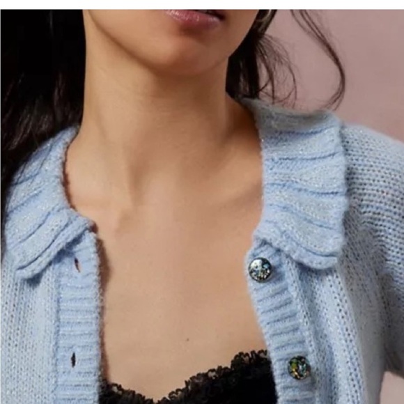 Kimchi Mirabell Sky Blue Cardigan - Picture 4 of 11